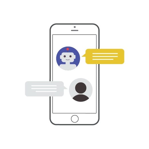 Communicate with chat bots
