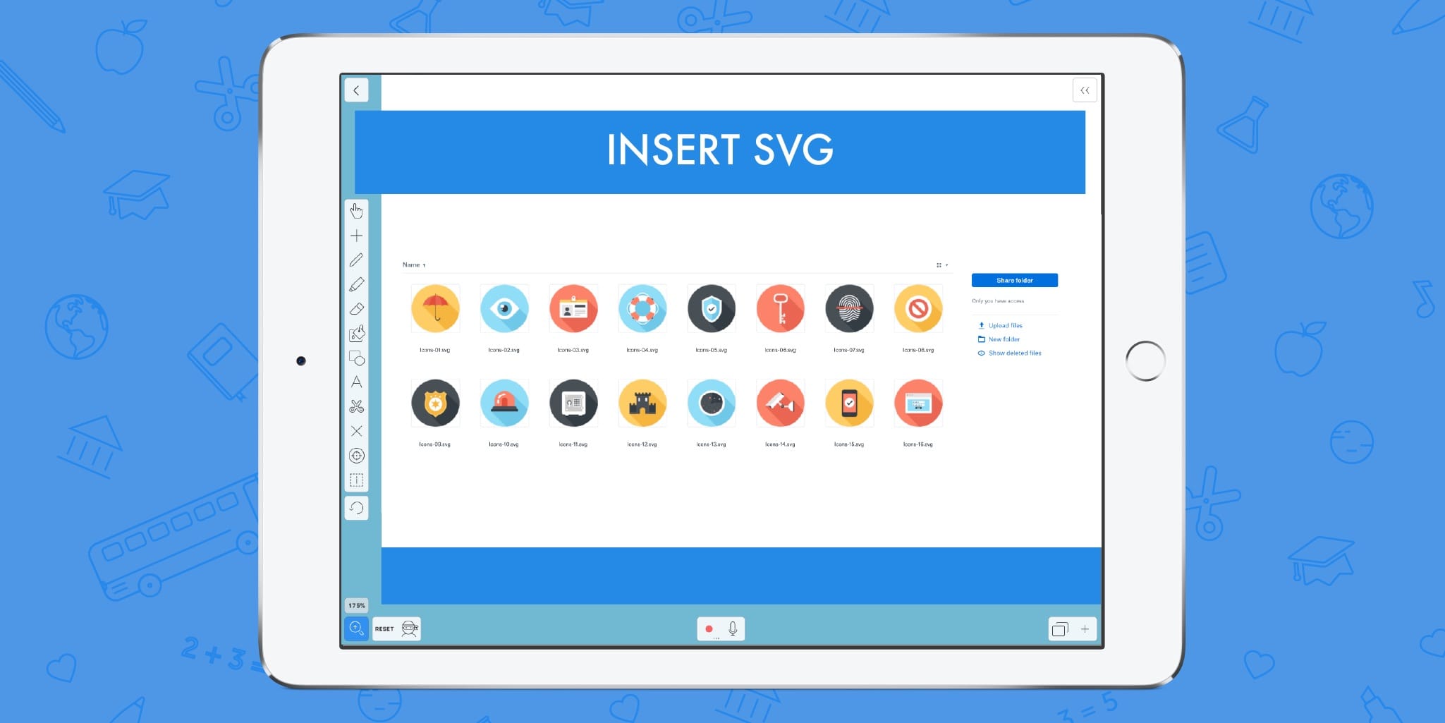 Explain Everything Supports SVG files