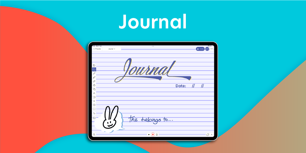 journal whiteboard template