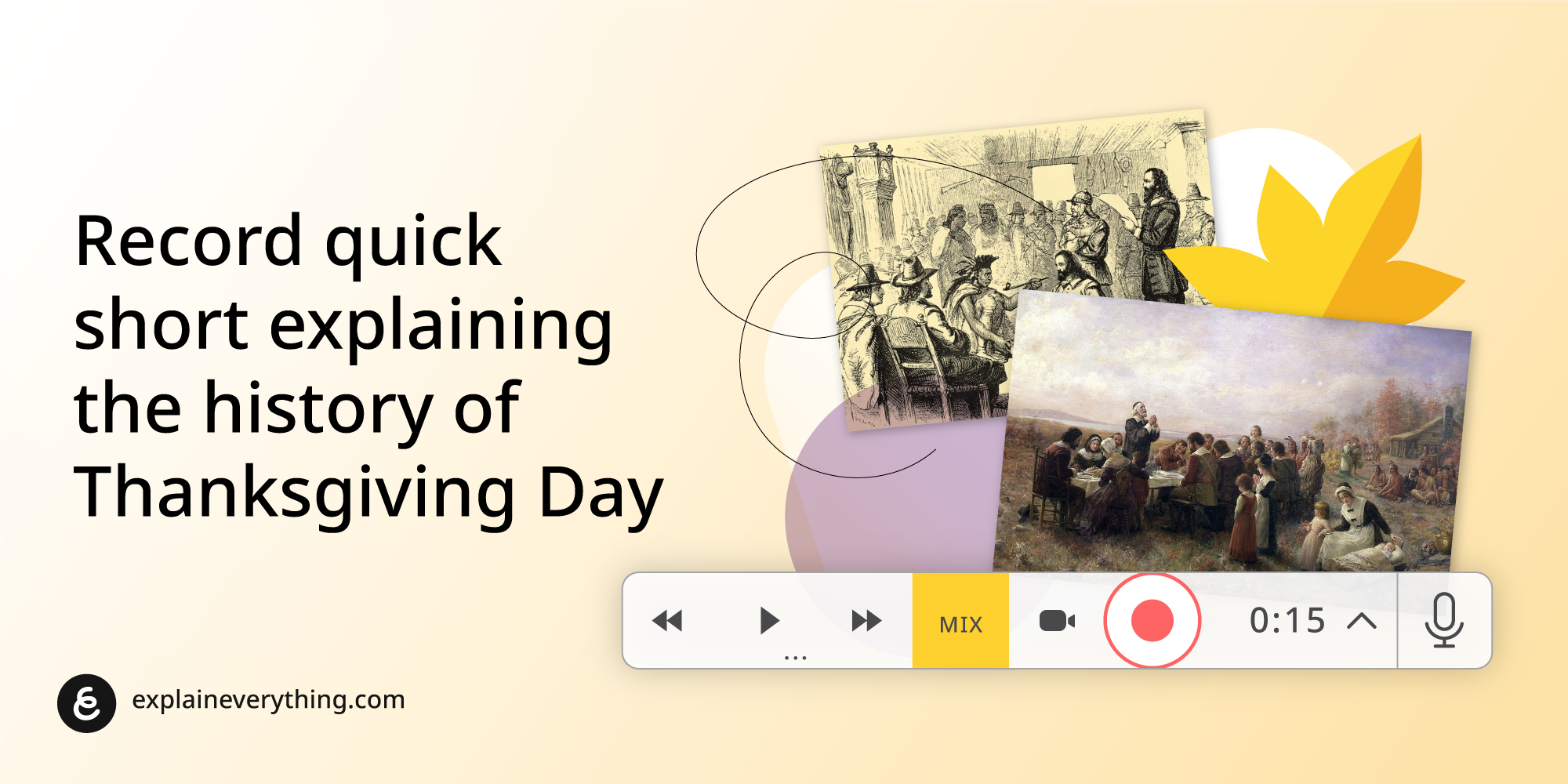 the history of thanksgiving day