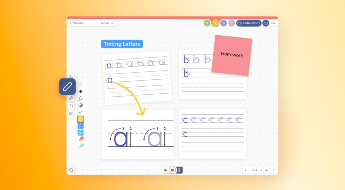 teaching reading and writing with a smartboard