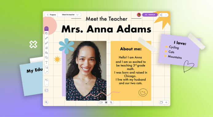 meet the teacher editable template